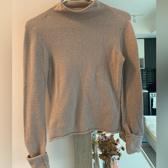 Wilfred cropped mockneck sweater. - Picture 4 of 4